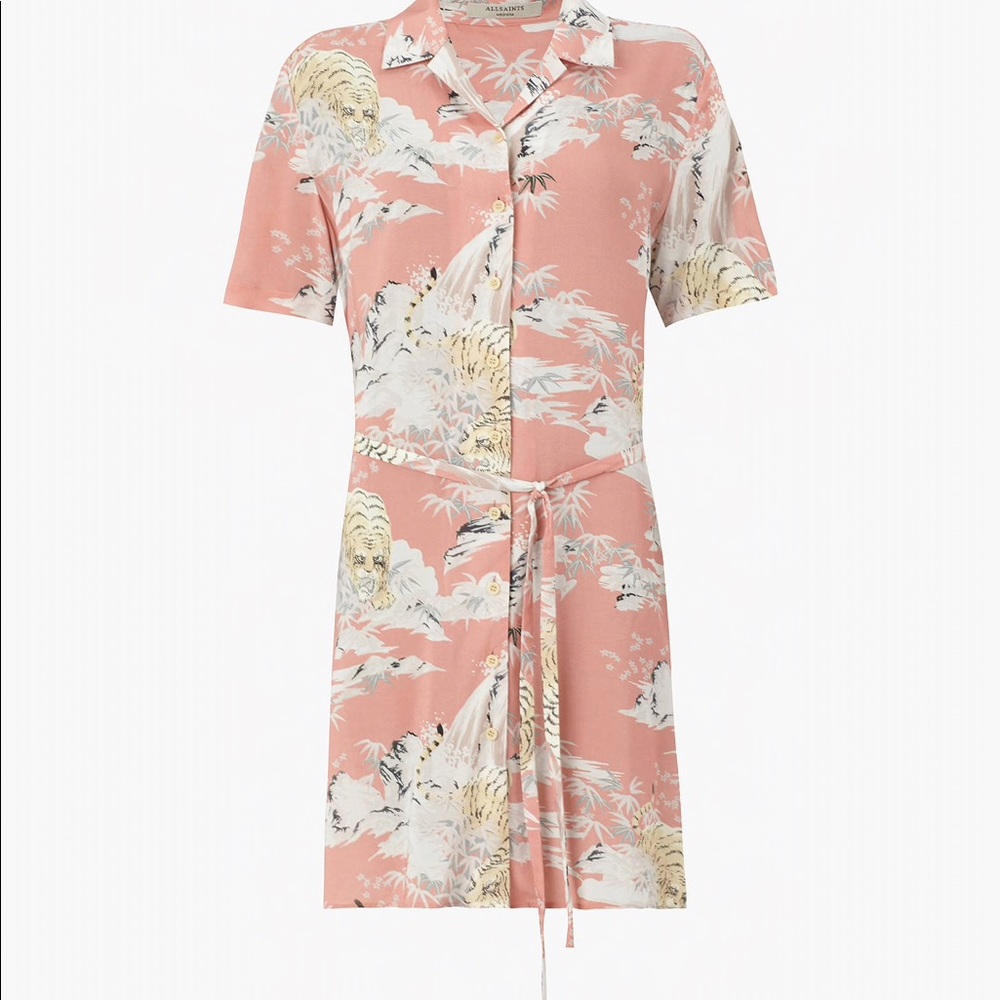 All Saints 2019 Amia Borneo Dress pink